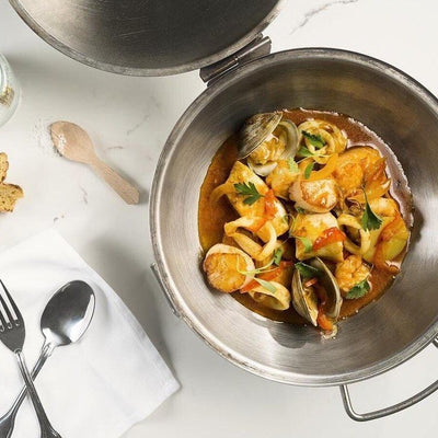 Bouillabaisse de poissons et fruits de mer