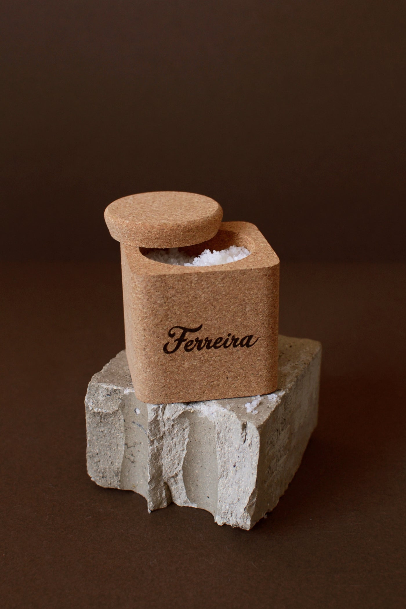 Pot de fleur de sel en liège Ferreira